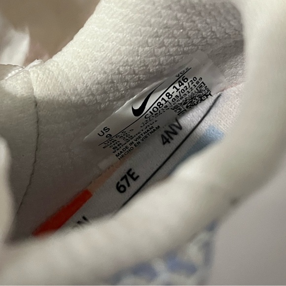 NIKE WOMEN NIB AUTHENTIC METCON5 PRM WHITE/PSYCHIC CROSSING TRAINING SNEAKERS - Picture 15 of 17